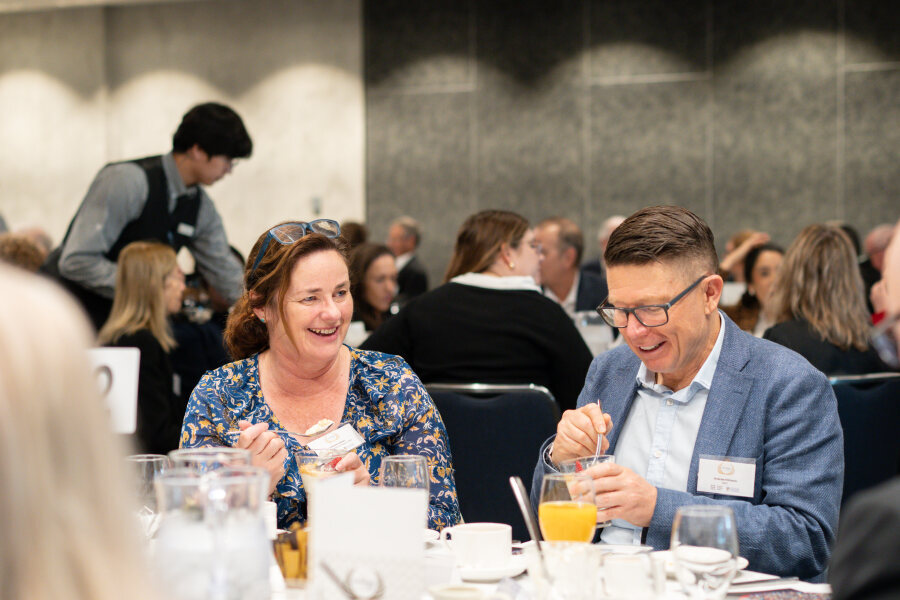 Leanne Lester and guest at BBB