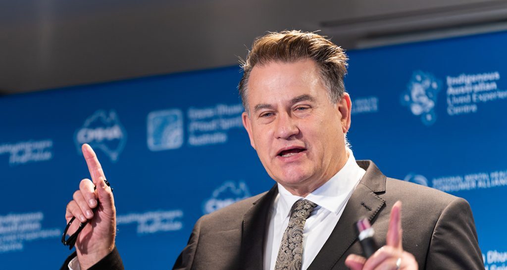 Professor Paul Flatau at the Report Summary Findings Launch at a Parliamentary Breakfast in March 2026