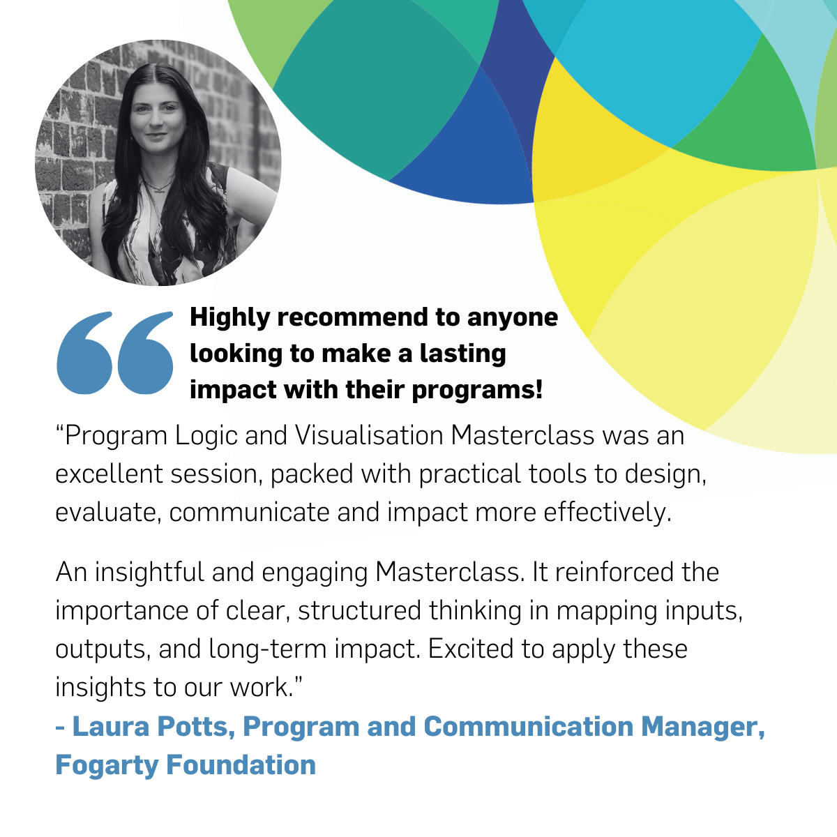 Program Logic Testimonial