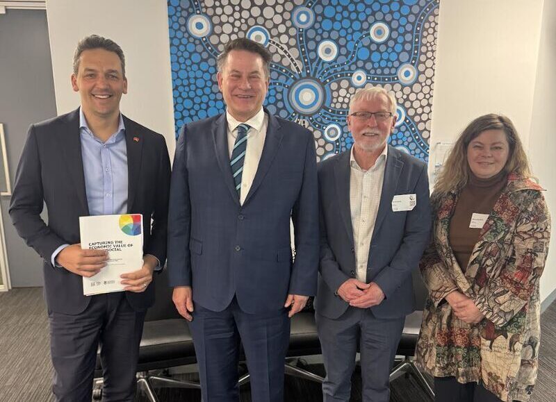 Rountable on economic benefits of psychosocial support with Minister for Health and Wellbeing and Mental Health Coalition of South Australia