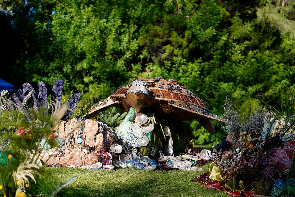 The Yaagan (Turtle) installation
