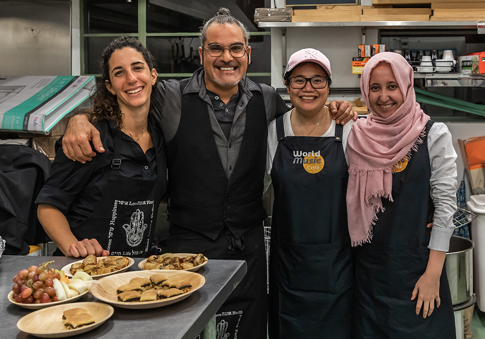 Photo of the World Music Café team