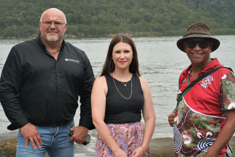 Danielle Captain-Webb with Darkinjung Local Aboriginal Land Council members